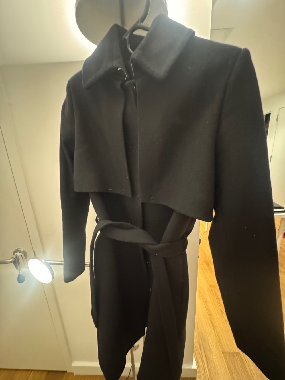 And other stories black wool coat